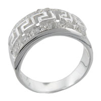 Rings - size 7 round cut cz inca ring Image.