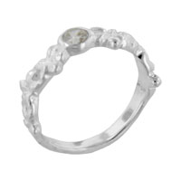 Rings - size 7 round cut cz lei ring Image.