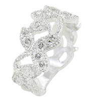 Rings - size 8 ivy cubic zirconia ring Image.