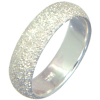 Rings - size 9 sterling silver textured band ring Image.