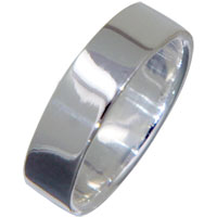 Rings - size 9 sterling silver classic band ring Image.