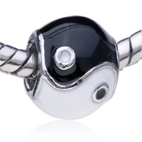 European Beads - yin and yang european beads Image.