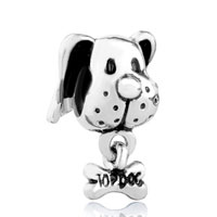 European Beads - dog bone dangle european beads Image.