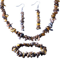 Necklaces - tigereye stone necklace Image.