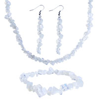 Necklaces - snowwhite stone jewelry set necklace Image.