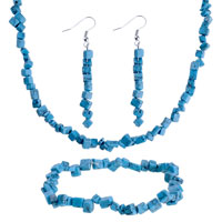Necklaces - turquoise stone jewelry set necklace Image.
