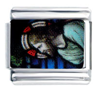 Italian Charms - jesus god photo italian charm Image.