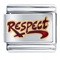 Italian Charms - respect italian charm Image.