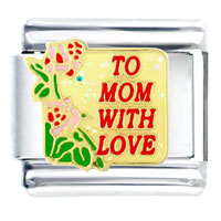 Italian Charms - to mom with love italian charm Image.