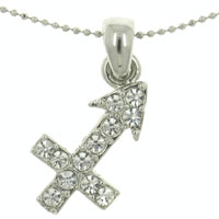Pendants - sagittarius cross zodiac pendant Image.