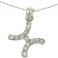 Pendants - pisces with rhinestone zodiac pendant Image.