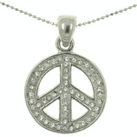 Pendants - peace sign pendant Image.