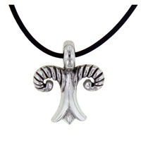 Pendants - goat horn tribal pendant Image.