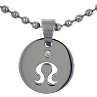Pendants - leo round pendant Image.
