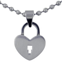 Pendants - heart lock pendant Image.