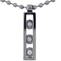 Pendants - sliding rhinestones pendant Image.