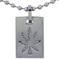 Pendants - marijuana leaf pendant Image.