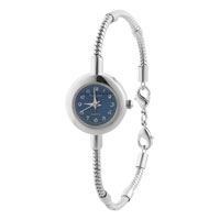 Watches - blue face arabic numeral european bead watch Image.