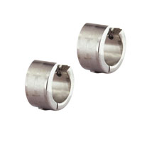 Stainless Steel Jewelry - stainless steel opaque cross earrings Image.