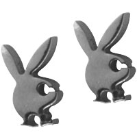 Earrings - bunny stainless steel earrings Image.