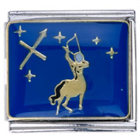 Italian Charms - zodiac sagittarius italian charm bracelets mega Image.