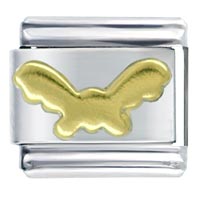 Italian Charms - gold bat italian charm Image.