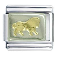 Italian Charms - leo lion italian charm Image.