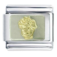 Italian Charms - golden boy italian charm Image.