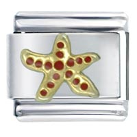 Italian Charms - starfish italian charm Image.
