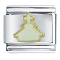 Italian Charms - church italian charm Image.