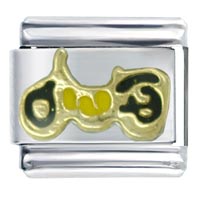 Italian Charms - motorcycle italian charm Image.