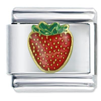 Italian Charms - strawberry italian charm Image.