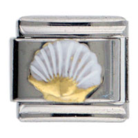 Italian Charms - seashell italian charm Image.