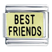 Italian Charms - best friend italian charm Image.