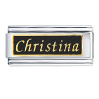 Italian Charms - christina name italian charm Image.