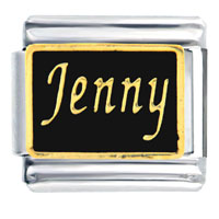 Italian Charms - jenny name italian charm Image.