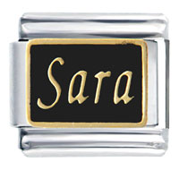 Italian Charms - sara name italian charm Image.