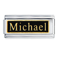 Italian Charms - michael name italian charm Image.