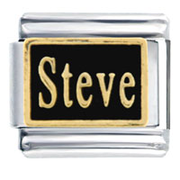 Italian Charms - steve name italian charm Image.