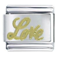 Italian Charms - word love italian charm Image.