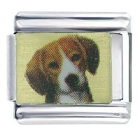 Baby Beagle Italian Charm