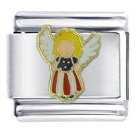 T4490_PG_I01: patriotic angel italian charm Image.