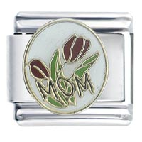 Italian Charms - mom roses italian charm Image.