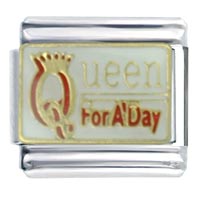 Italian Charms - queen for a day italian charm Image.