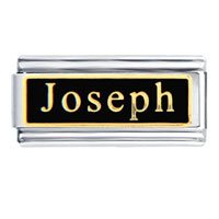 Italian Charms - joseph name italian charm Image.