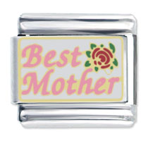 Italian Charms - best mother rose italian charm Image.