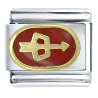 T528_01_PG_X01: sagittarius red italian charm Image.