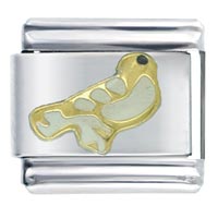 Italian Charms - pigeon italian charm Image.