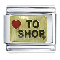 Italian Charms - heart to shop italian charm Image.