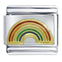 Italian Charms - rainbow italian charm Image.